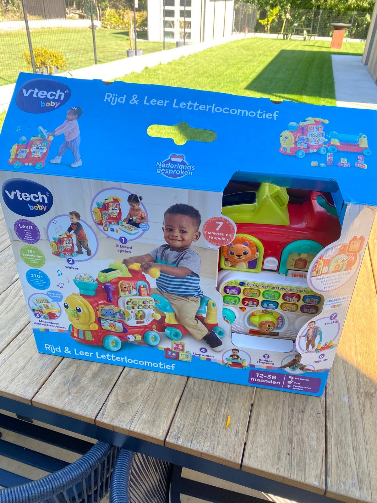 V tech rijd & letterlocomotief nieuw nog in doos, Kinderen en Baby's, Ophalen of Verzenden, Nieuw