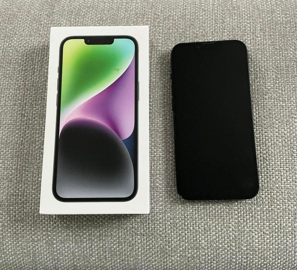 Iphone 14 - 128gb avec facture, Ophalen, Zo goed als nieuw, IPhone 14