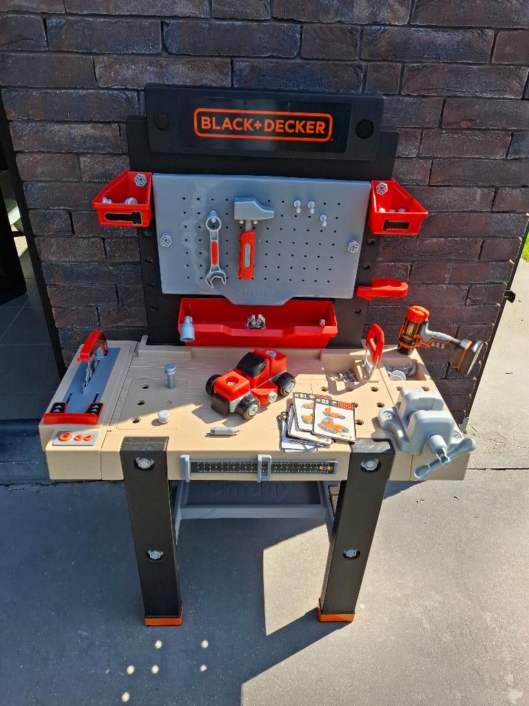 Black + decker werkbank speelgoed, Ophalen, Gebruikt