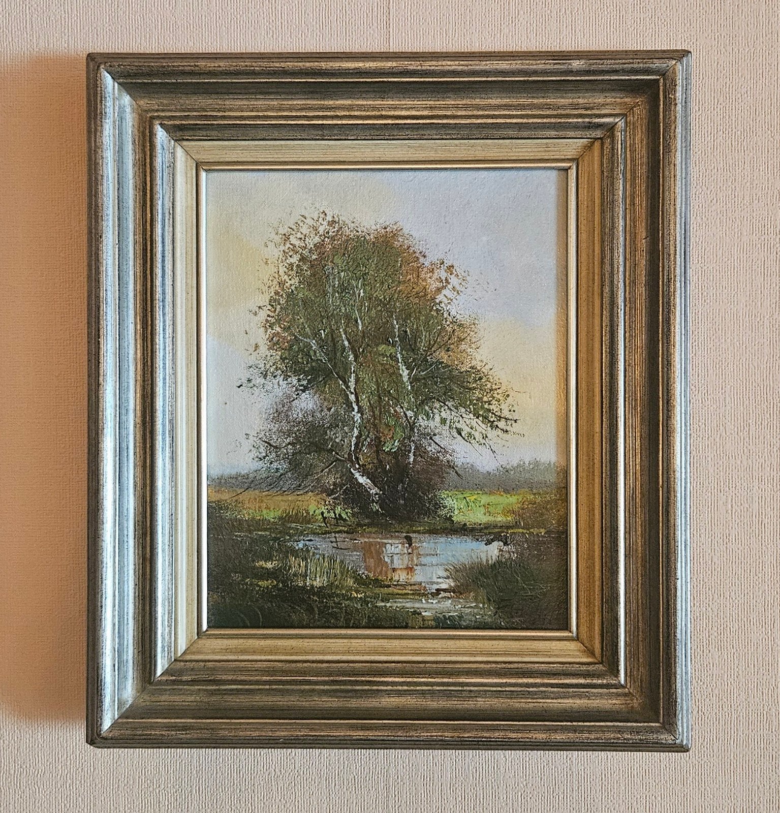 Olieverfschilderij landschap, Ophalen, Landschap