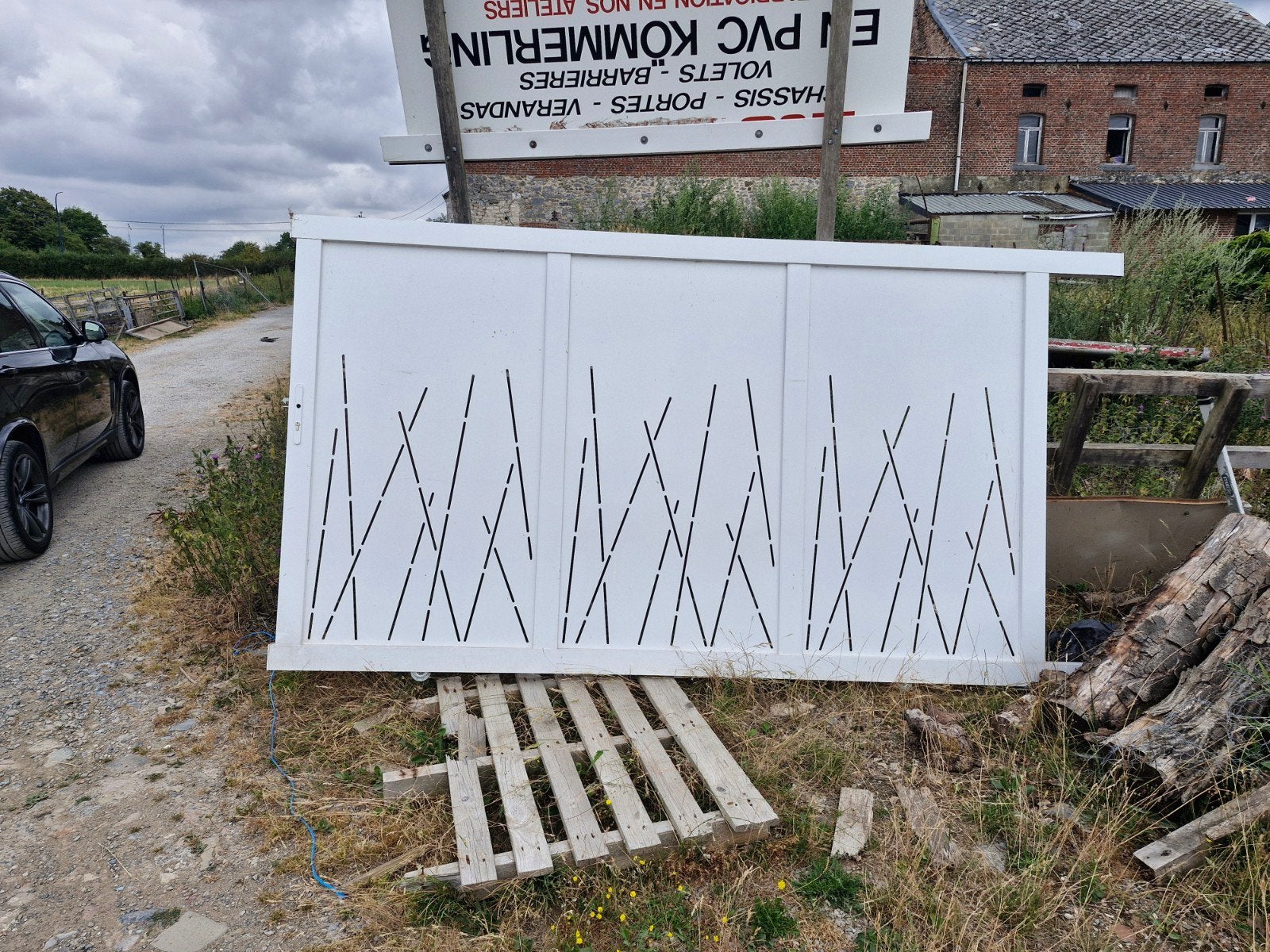 Barriére de 3m en alluminium, Enlèvement, Comme neuf