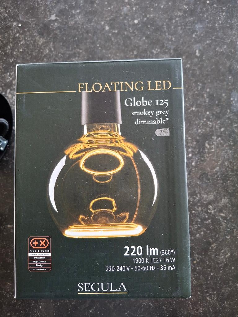 floating led Globe 125 met socket 4 stuks, Ophalen, Design, Nieuw, Glas