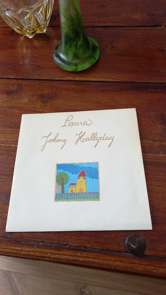 Vinyl (45t) Johnny hallyday "laura", Enlèvement, Comme neuf, Pop