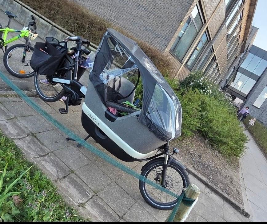 bakfiets, Enlèvement, Utilisé, 2 enfants, Électrique