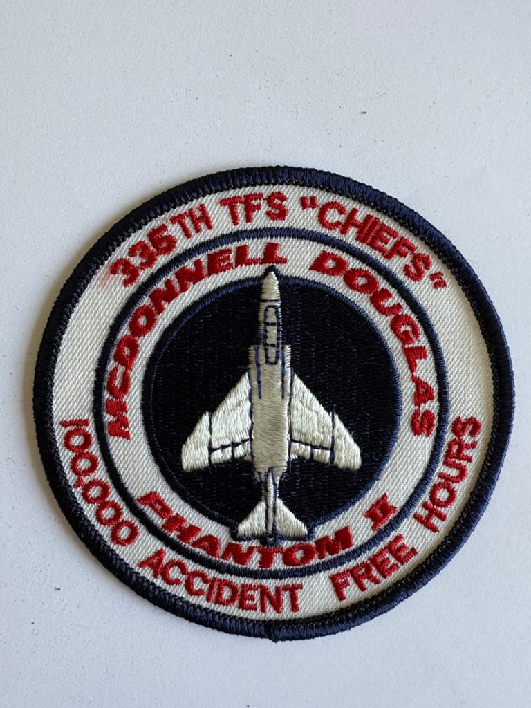 USAF 335th Tactical Fighter Squadron patch, Ophalen of Verzenden