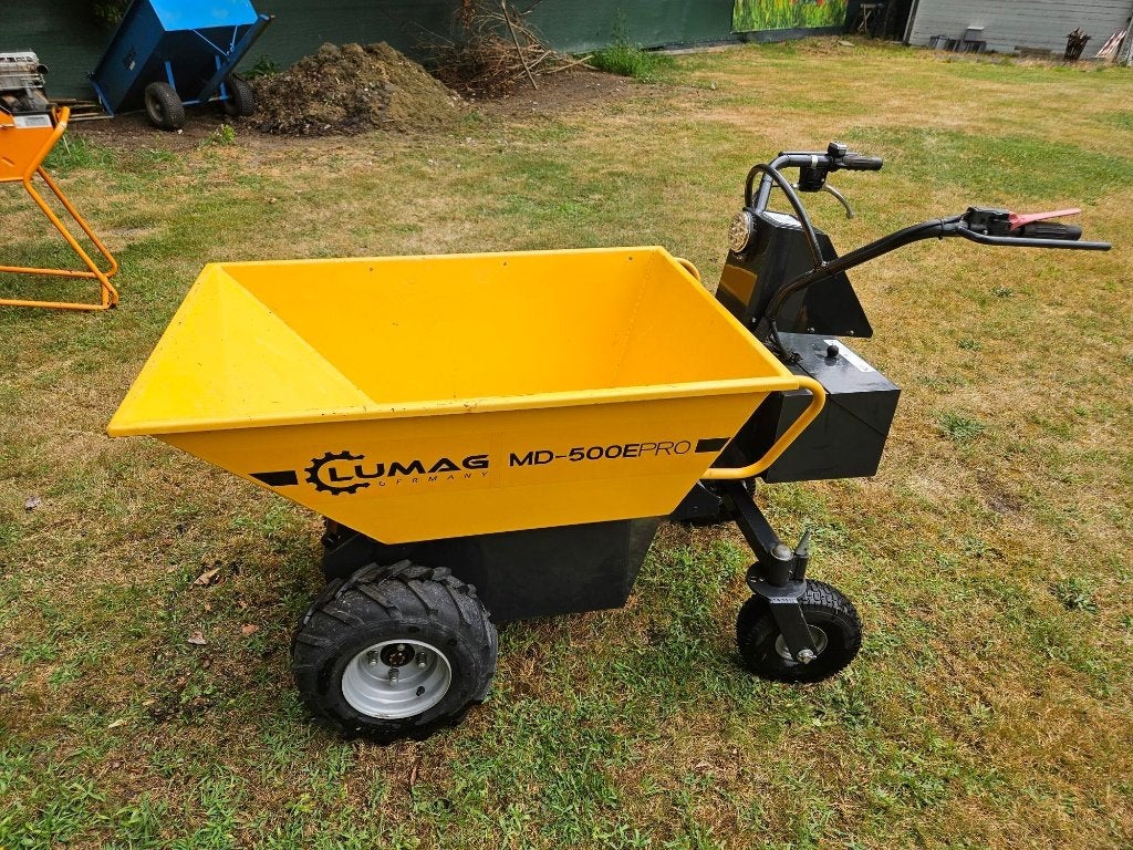 kruiwagen elec, Tuin en Terras, Kruiwagens, Ophalen, Lumag, Tweewielig, Zo goed als nieuw