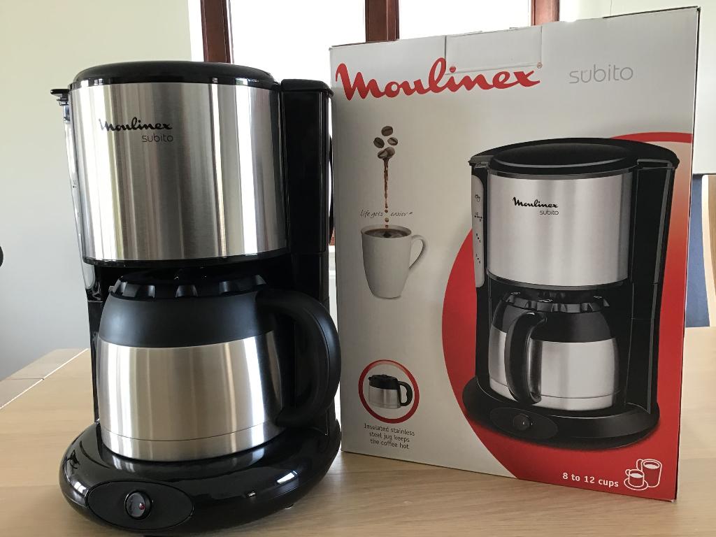 Percolateur Moulinex Subito, Electroménager, Cafetières, Combiné, Enlèvement, 10 tasses ou plus, Café moulu