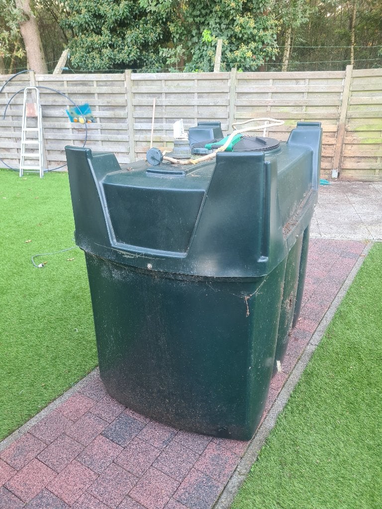 mazout ton 600liter=gratis-, Enlèvement, Utilisé