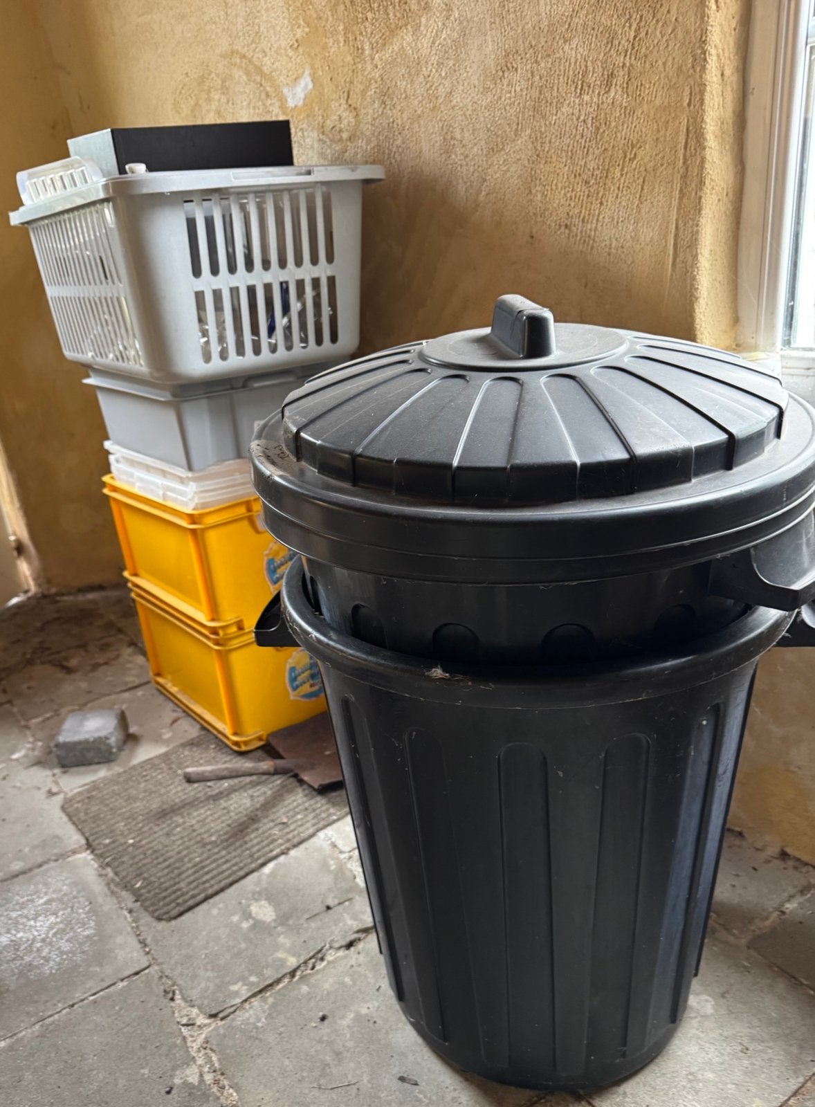 Curverbox, tonnen met deksel, Huis en Inrichting, Ophalen, Gebruikt