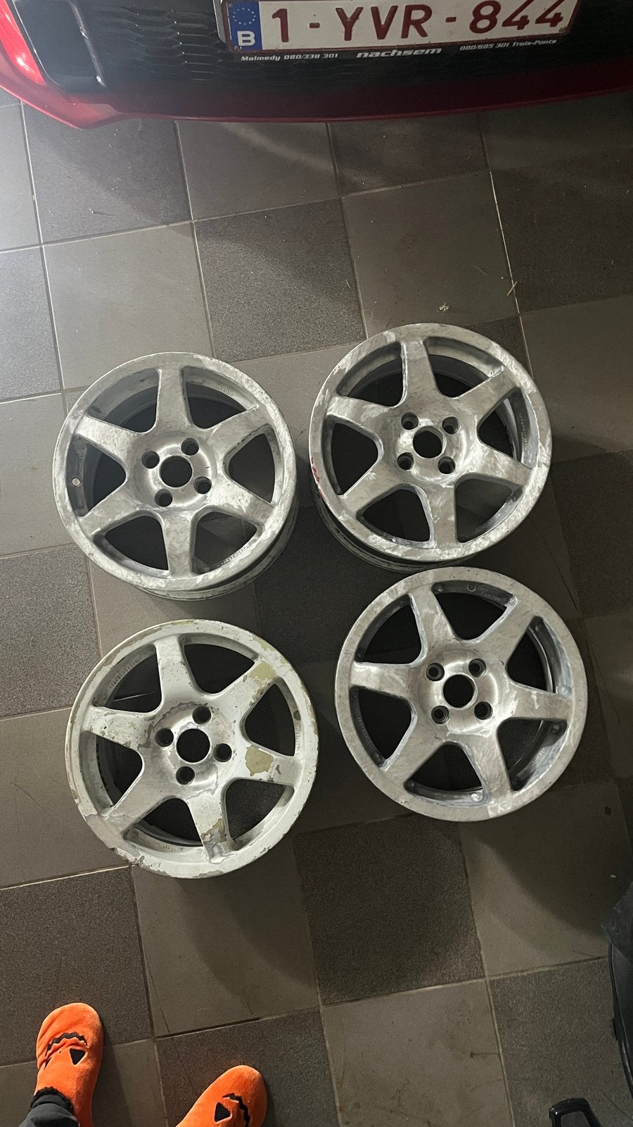 4x100 15 pouce tecnomagnesioJantes de rallye en magnesium, Enlèvement, Utilisé