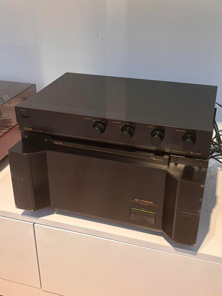 Nakamichi PA-7E en CA-5E, Audio, Tv en Foto, Versterkers en Ontvangers, Overige merken, Gebruikt, Ophalen of Verzenden, 120 watt of meer