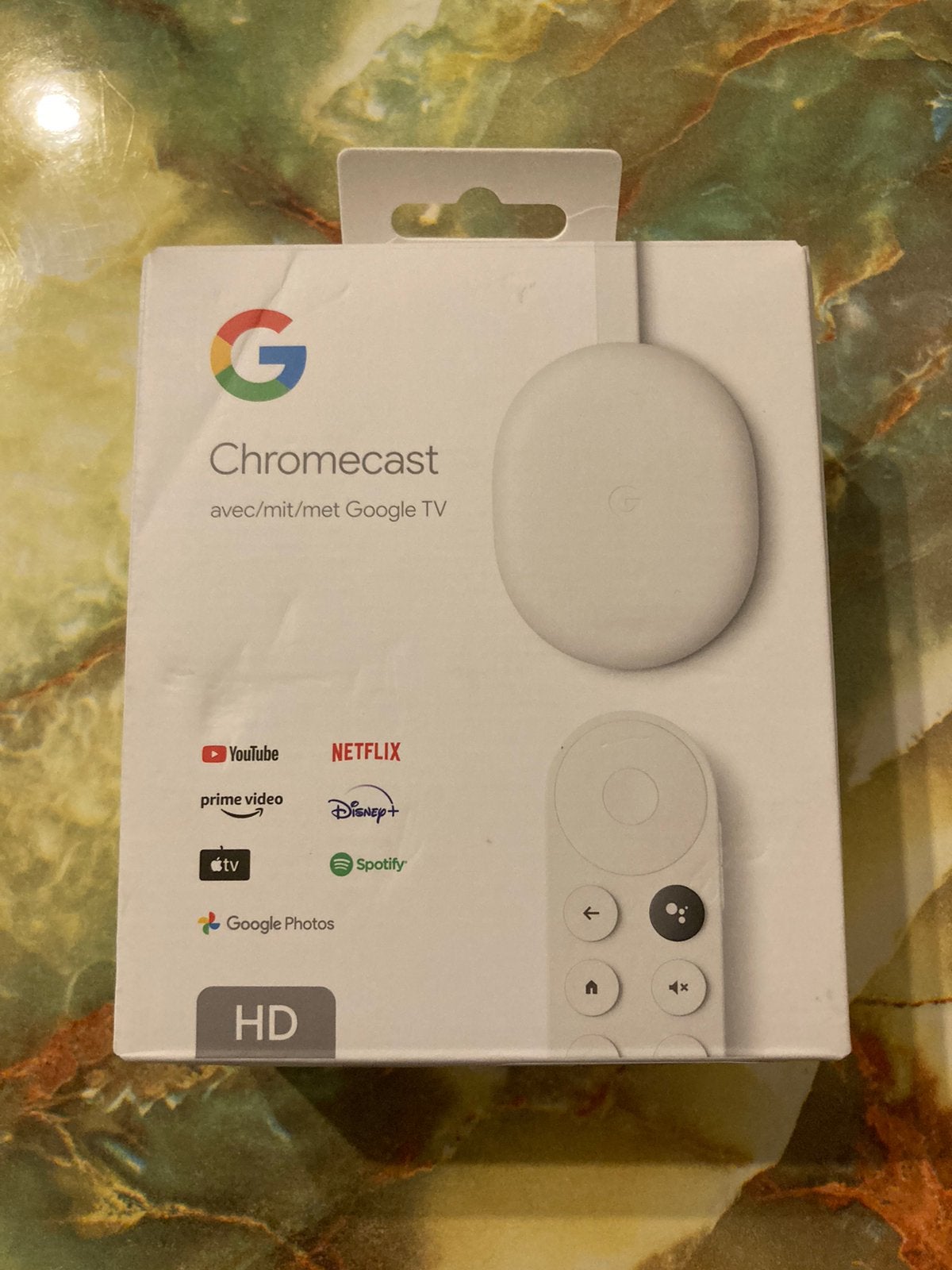 Google tv chromecast HD, TV, Hi-fi & Vidéo, Lecteurs multimédias, Enlèvement, Comme neuf