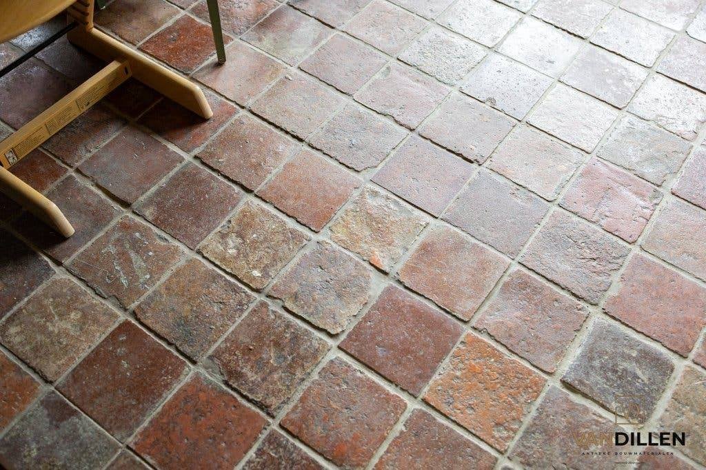 Tomettes anciennes françaises - plus de 1 500 m², Pierre ou Argile, Enlèvement, Utilisé, Dalles