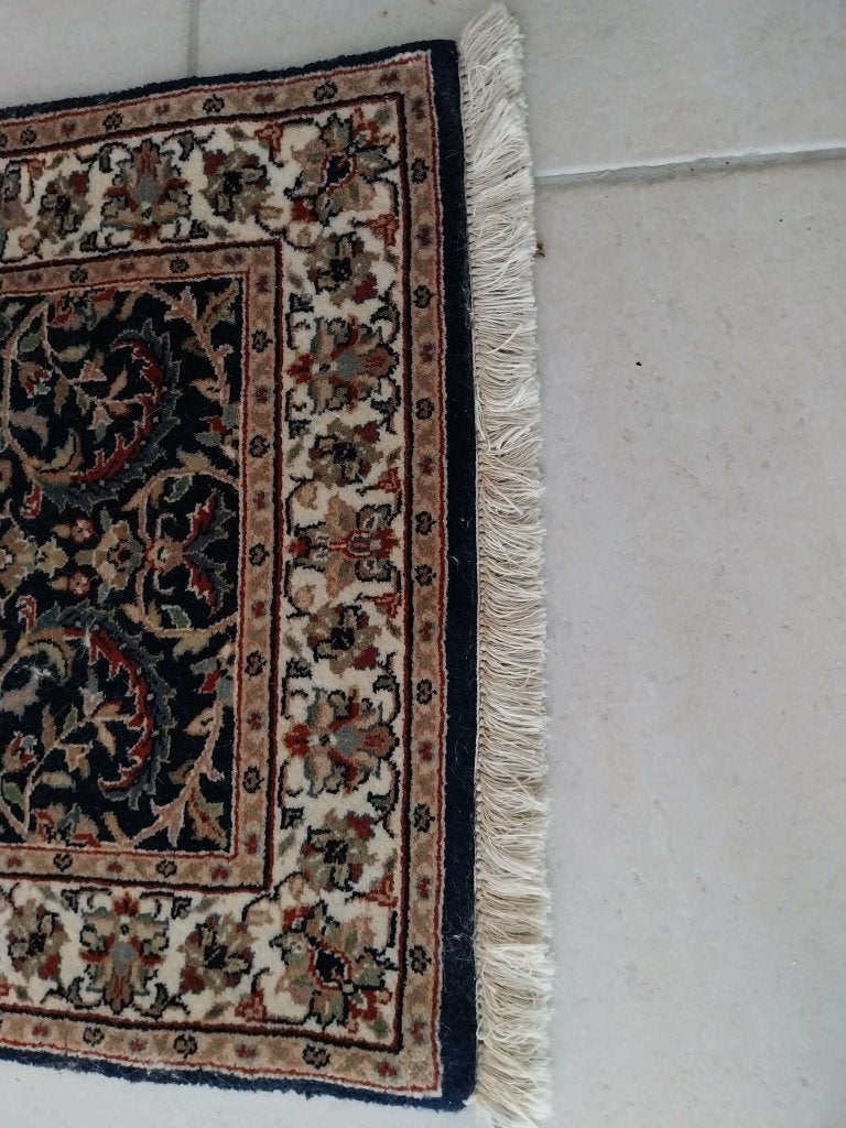 Handgeknoopt wollen vloerkleed – Perzisch/Oosters motief, Ophalen, Gebruikt, 50 tot 100 cm, 150 tot 200 cm