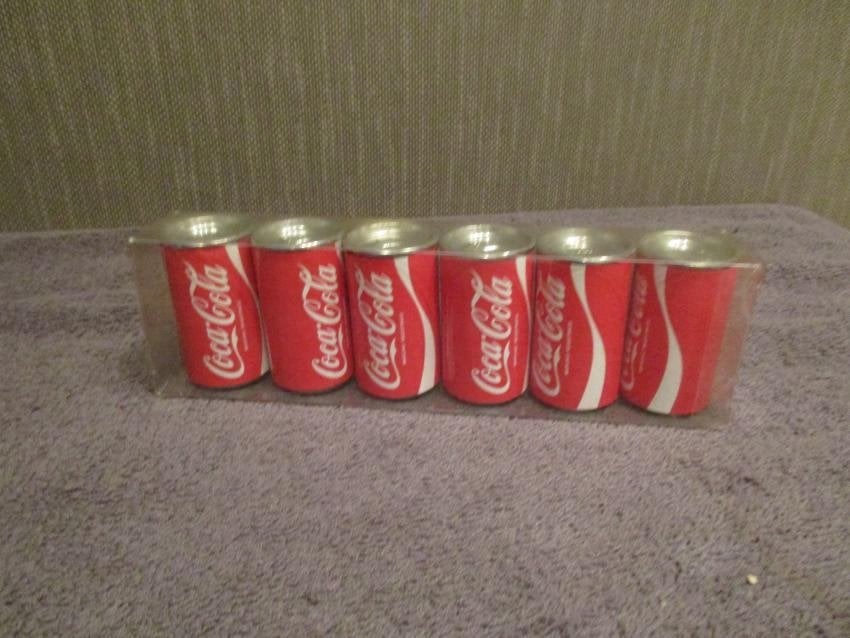 coca cola set mini blikjes jaren 70, Ophalen of Verzenden, Nieuw, Overige typen