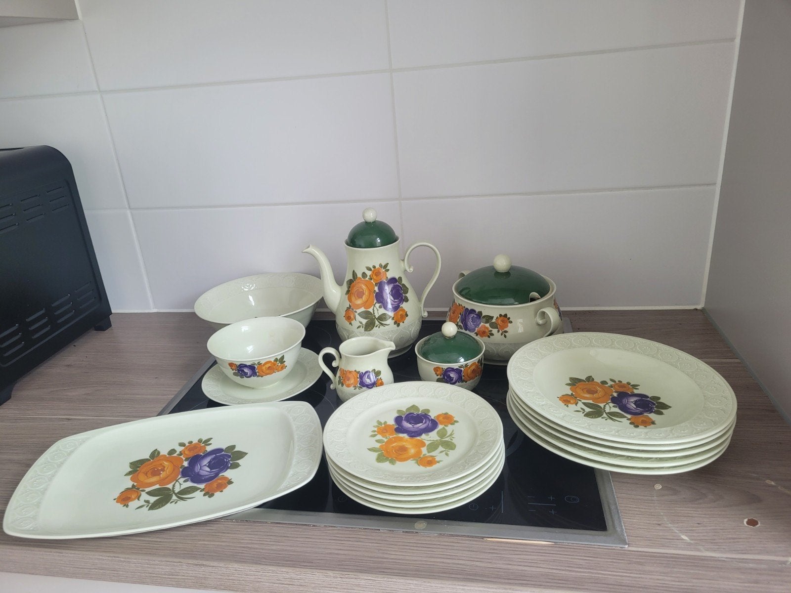 vintage servies Bavaria schirnding, Ophalen