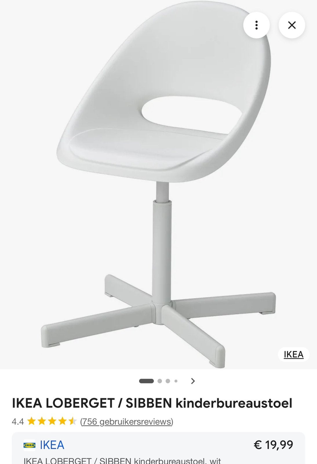 Kinderbureustoel Ikea nieuw, Ophalen, Nieuw, IKEA