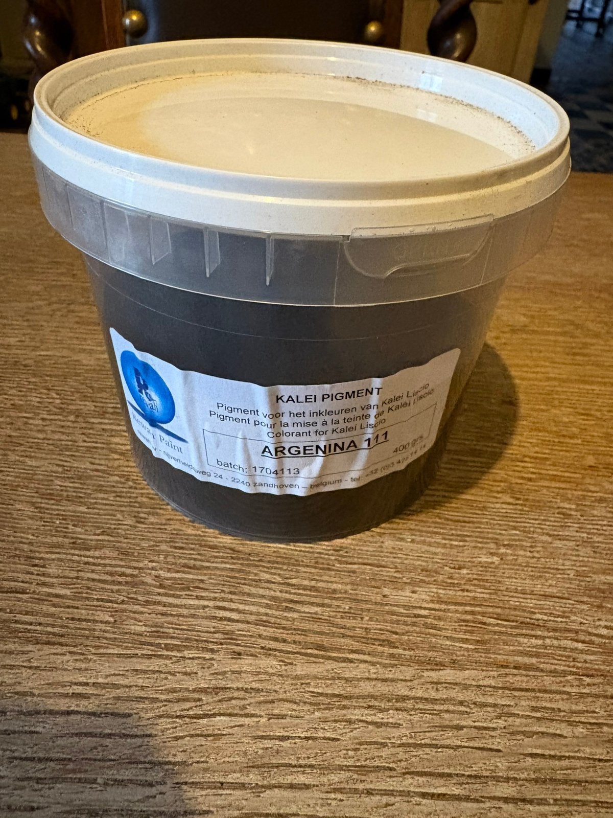 Kalei pigment, Enlèvement, Utilisé