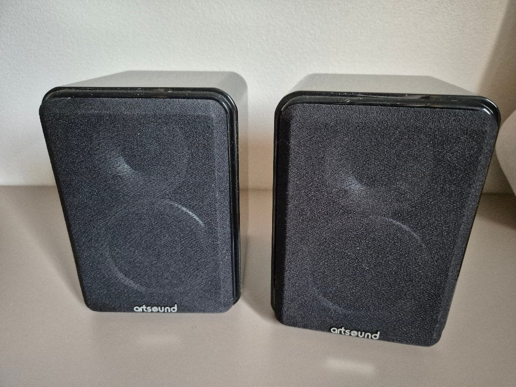 Artsound AS150 2-weg lounge design luidspreker, Stereo speakers, Gebruikt, 60 tot 120 watt, Ophalen