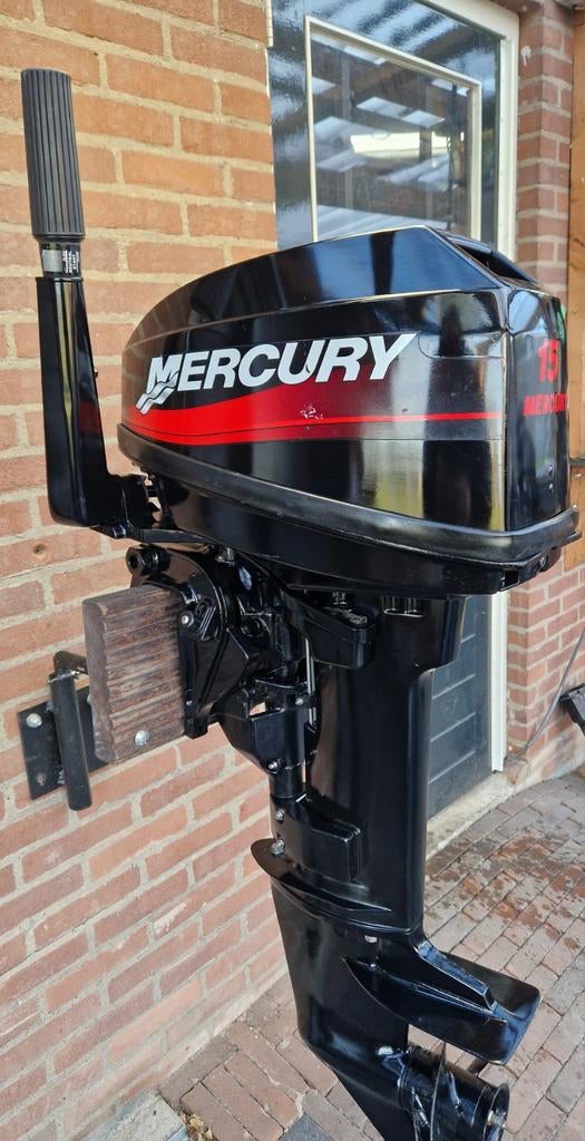 Mercury 15hp short tail sur batte, Enlèvement ou Envoi, Moteur hors-bord