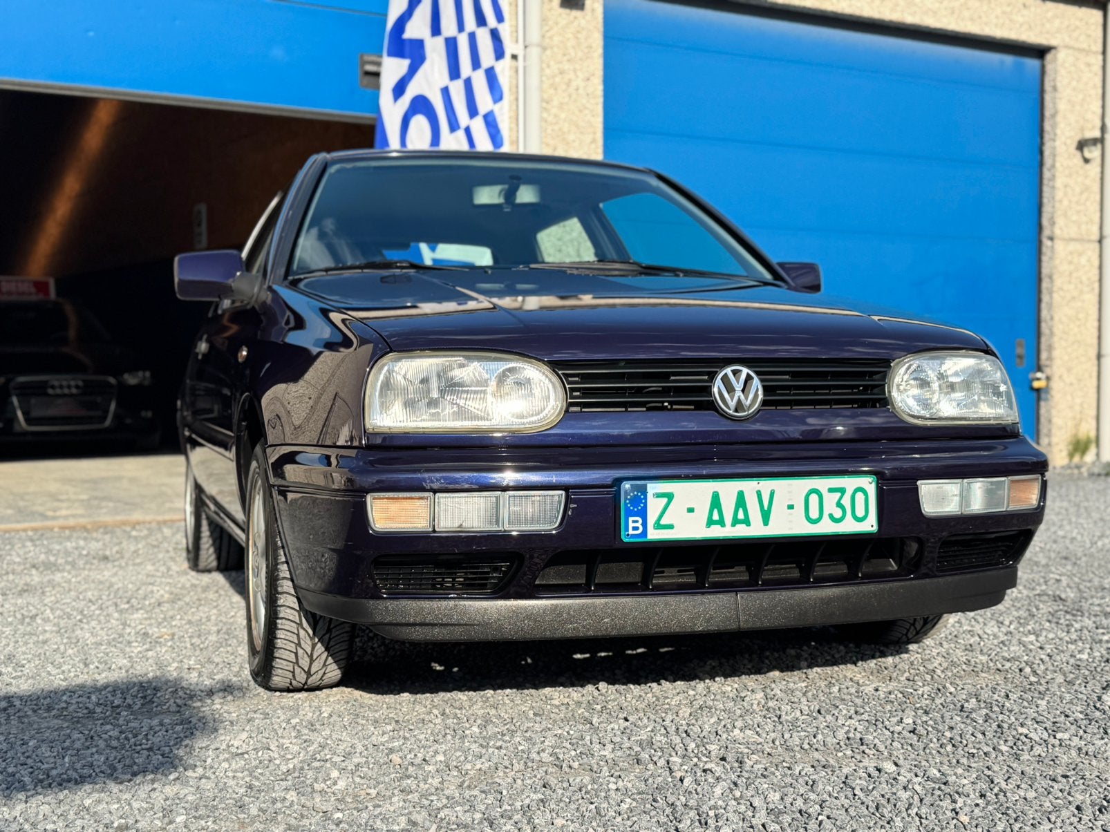***Konijn uit de Golf 3-serie 69.000 km***, Dealer onderhouden, Zwart, 4 cilinders, Blauw