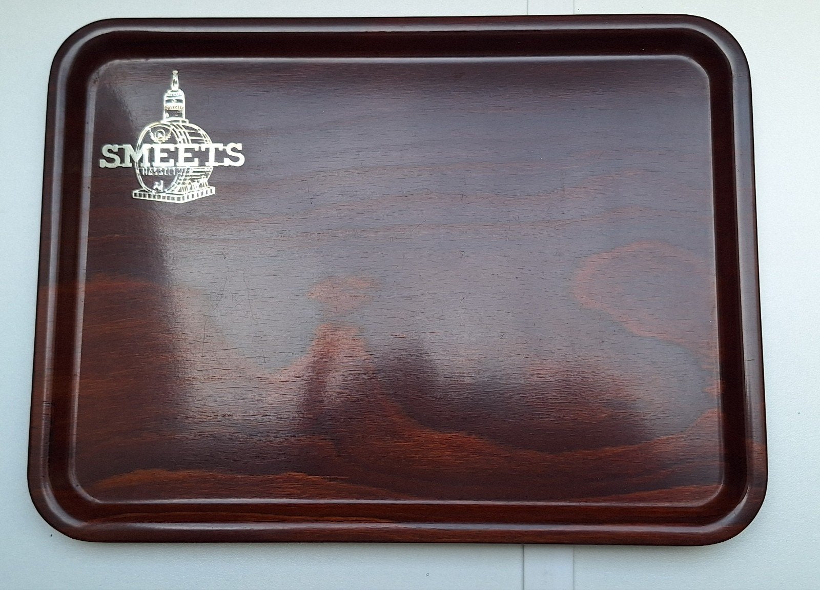 Plateau, dienblad rechthoek distillerie Smeets Hasselt, Ophalen of Verzenden