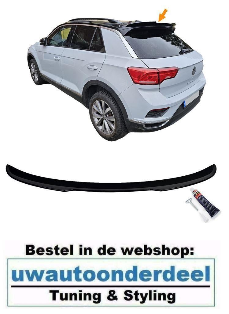 Achterklep Spoiler Extension Glans Zwart Geschitk Voor VW T, Auto diversen, Tuning en Styling, Verzenden
