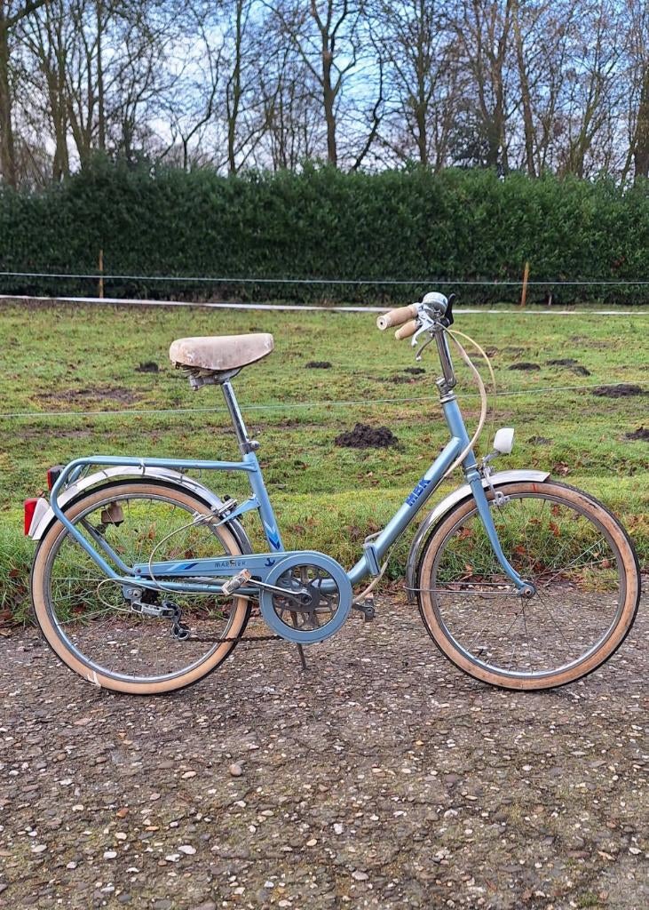 Toffe retro vintage plooifiets, vouwfiets van Motobécane., Ophalen, Gebruikt, 14 tot 16 inch, Versnellingen