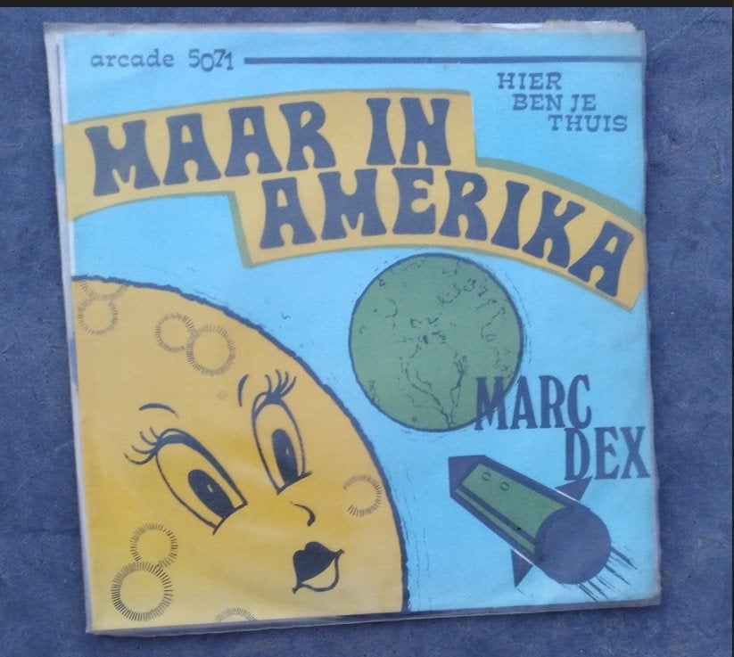 Marc Dex: "Maar in Amerika" - Ned.Vertaling!/Marc Dex-SETJE!, Cd's en Dvd's, Vinyl | Nederlandstalig, Fotohoes, Ophalen of Verzenden