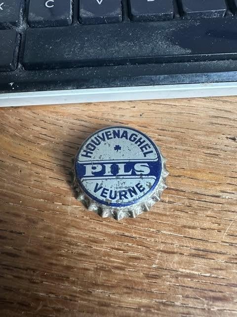 kroonkurk Houvenaghel pils Veurne, Verzamelen, Ophalen, Gebruikt, Overige typen, Overige merken