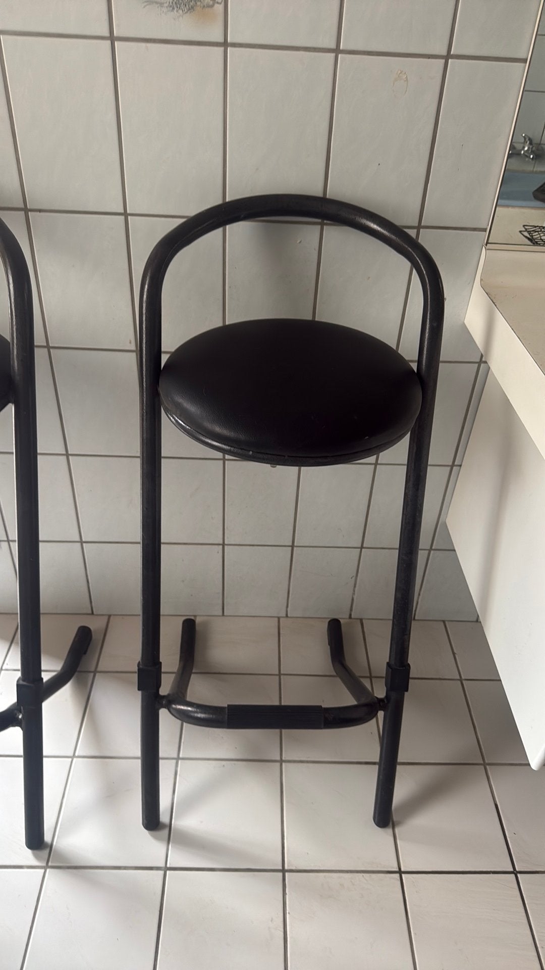 2 x Barkrukken H 80 cm, Maison & Meubles, Tabourets de bar, Enlèvement, Comme neuf