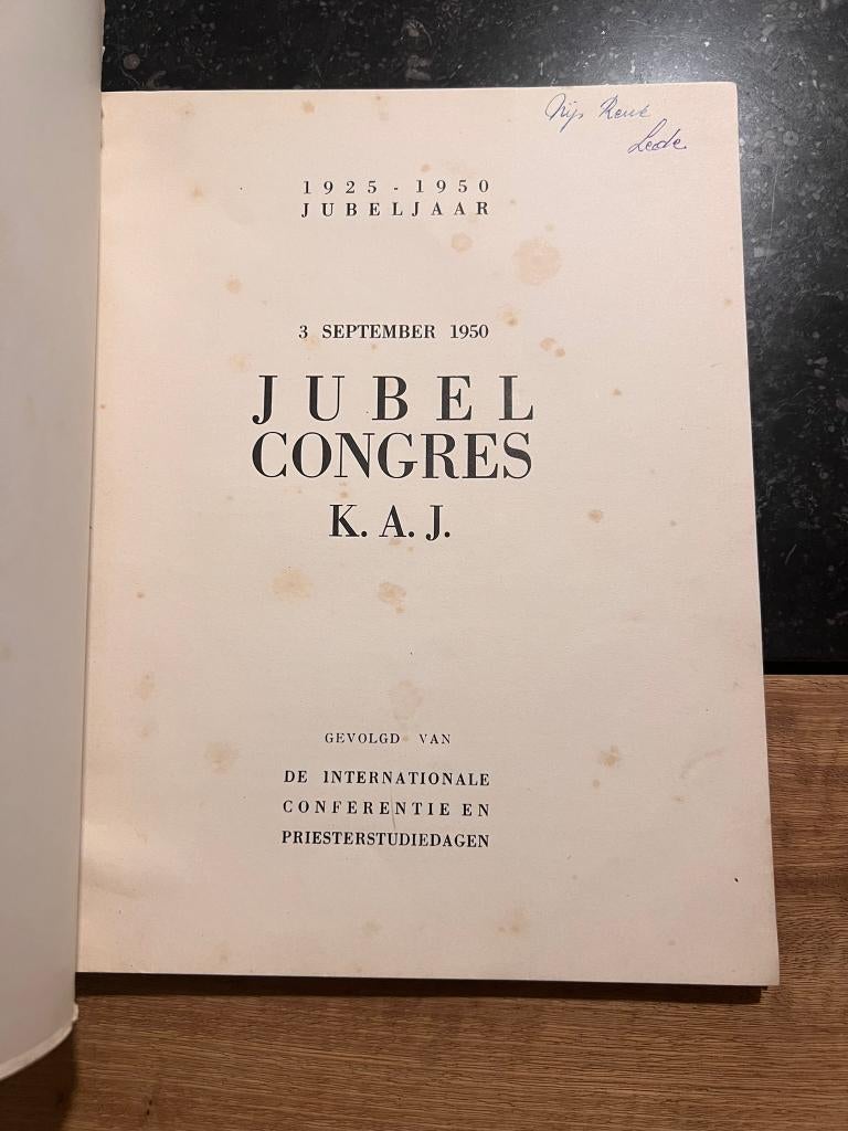 1925 - 1950 Jubeljaar 3 september 1950, Boeken, Ophalen of Verzenden, Gelezen, Maatschappij en Samenleving