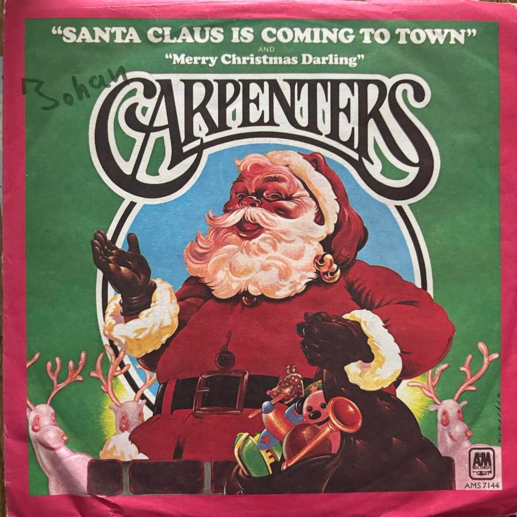 Carpenters - Santa claus is coming to town -Merry christmas, Enlèvement ou Envoi, Comme neuf