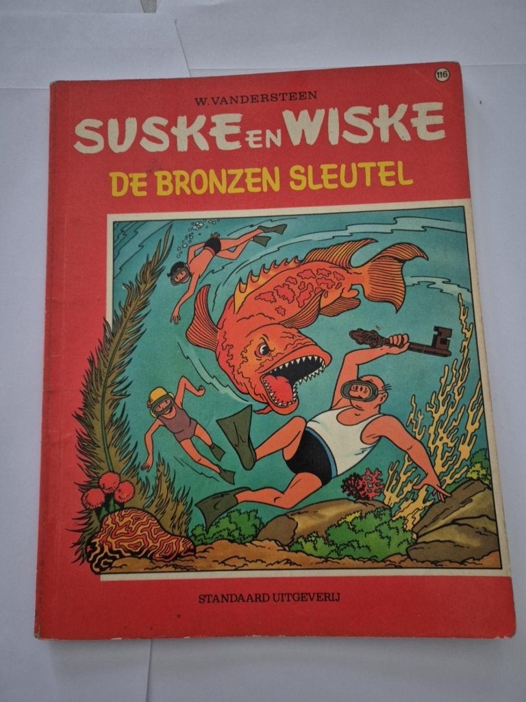 Suske en Wiske nr. 116 – De Bronzen Sleutel., Eén stripboek, Verzenden, Gelezen