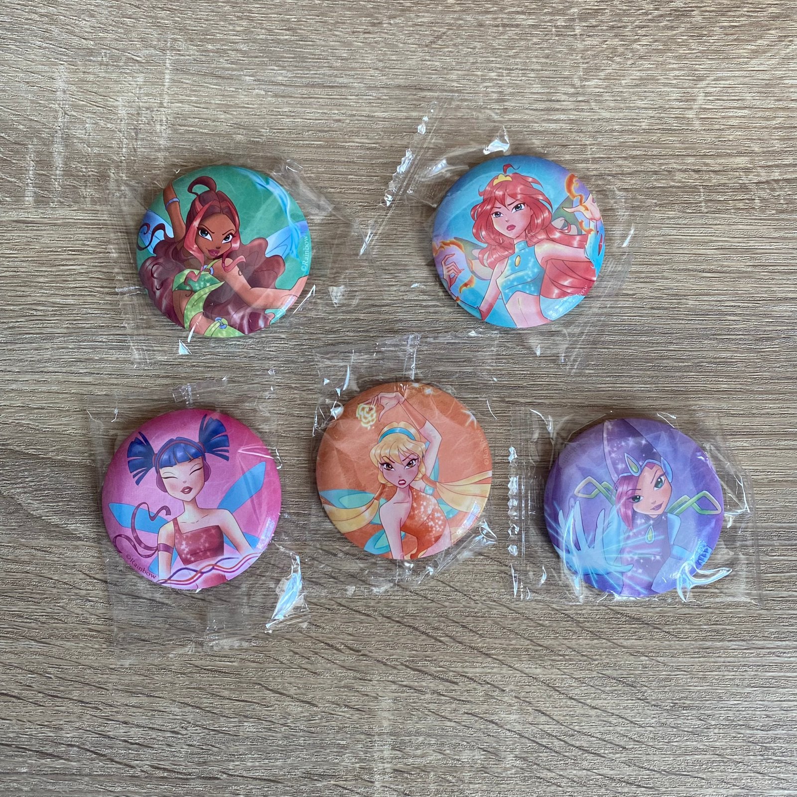Winx Club buttons, Ophalen of Verzenden, Nieuw, Overige onderwerpen, Button