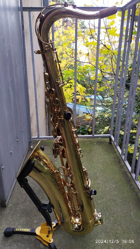 Saxophone Tenor Selmer Mark VII doré, Musique & Instruments, Instruments à vent | Saxophones, Enlèvement, Comme neuf, Ténor, Avec valise