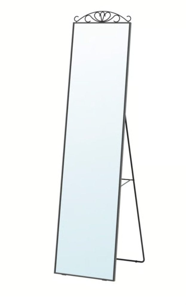 Miroir sur pied Ikea modèle Karmsund, Comme neuf, Rectangulaire, Moins de 50 cm, 150 à 200 cm