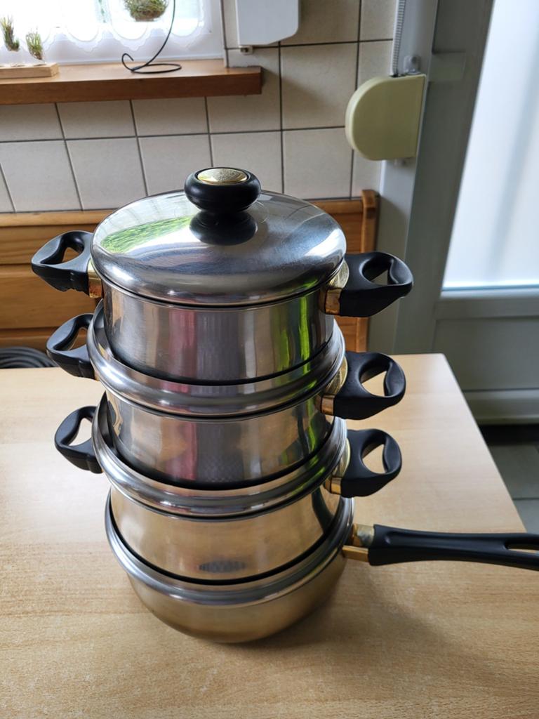Pannen/potten set, Enlèvement, Utilisé, Inox, Ensemble de casseroles