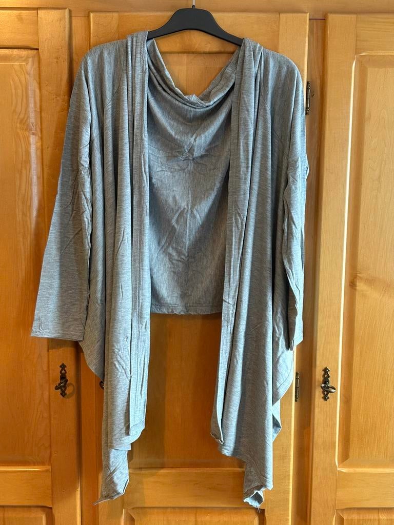Witte & grijze gilet (TU)., Ophalen of Verzenden, Nieuw, Wit