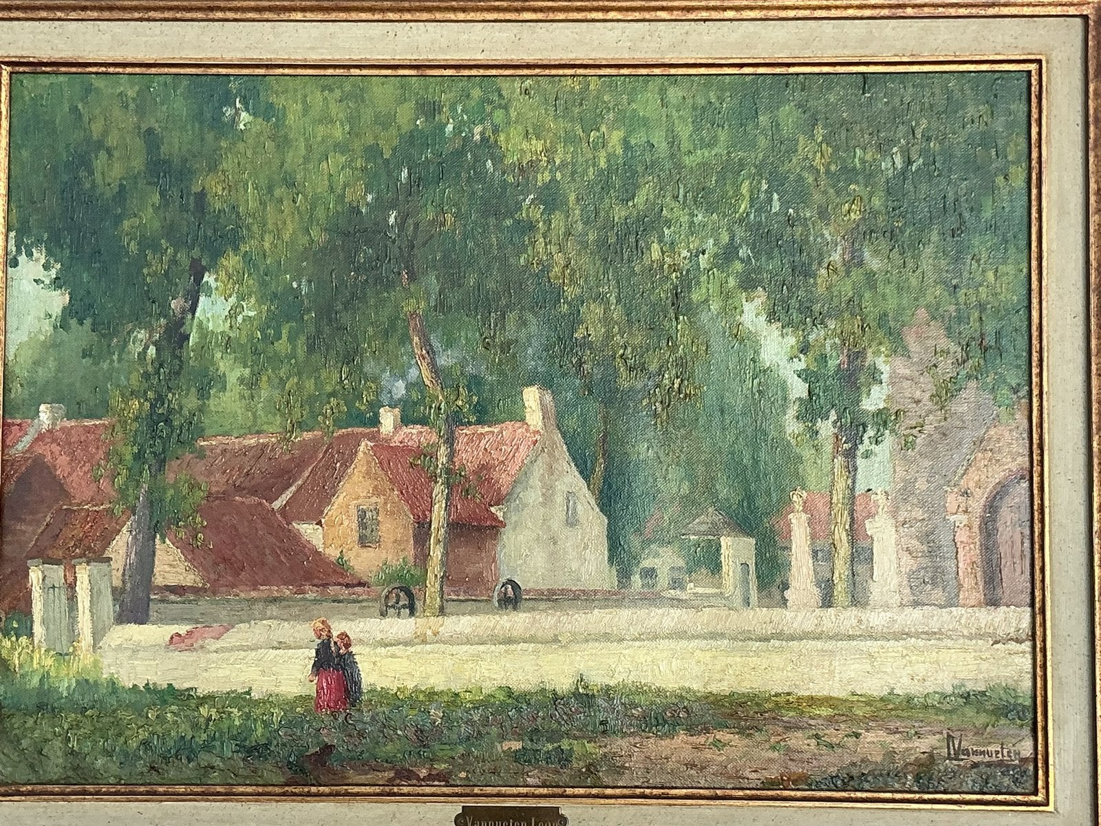 Leon Vanneuten - Impressionist- 99 euro, Antiek en Kunst, Ophalen, Impressionistisch, Gesigneerd