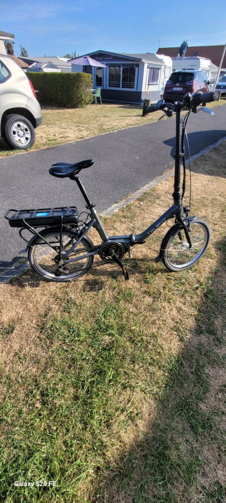 elektrische plooifiets talent, Fietsen en Brommers, Gebruikt, Velgrem, Versnellingen, Totaal opvouwbaar