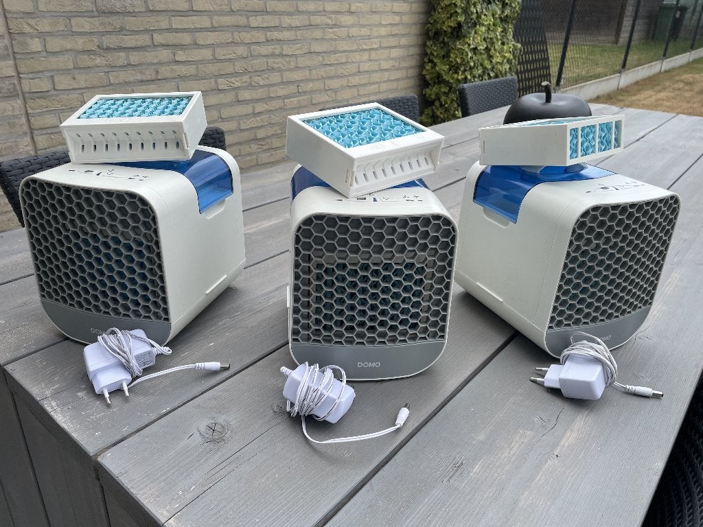 Domo Desktop air cooler, Electroménager, Refroidissement et Déshumidification, Comme neuf, 2 vitesses, Enlèvement