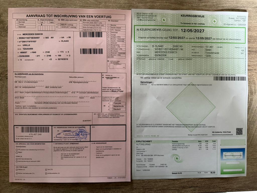 Mercedes E200 CDI W211 Automaat/Facelift/1ste Eig/GEKEURD, Autos, Achat, Entreprise, Capteur de stationnement, Automatique