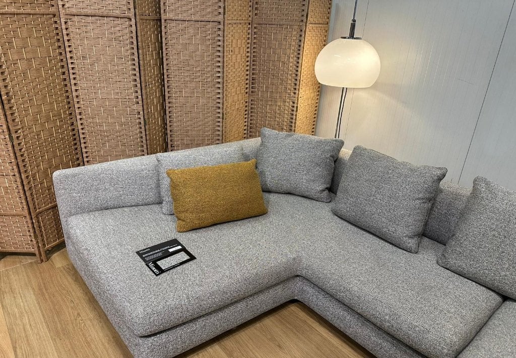 TBE Minotti Granville configuration d’angle + GARANTIE, Enlèvement ou Envoi, Comme neuf, Autres matériaux, Design Complete Zithoek Minotti