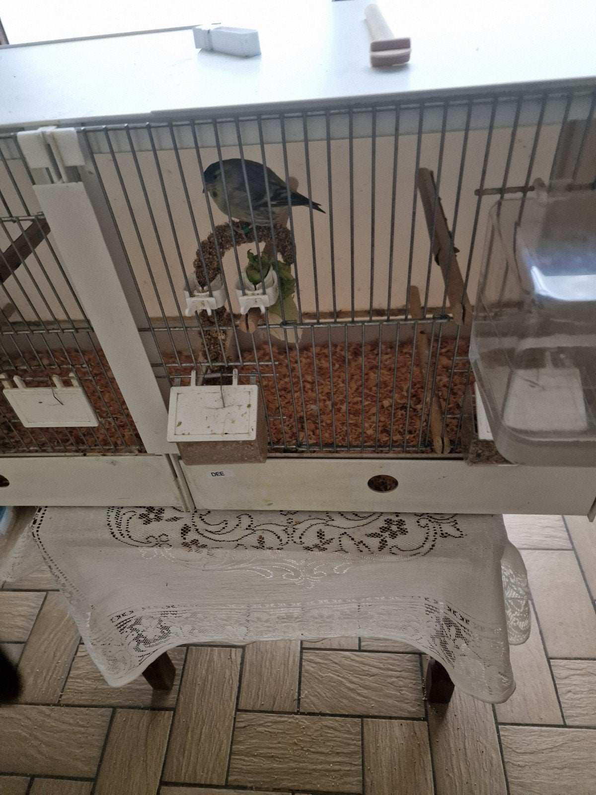 1 barmsijs en 1man en dna, Ophalen