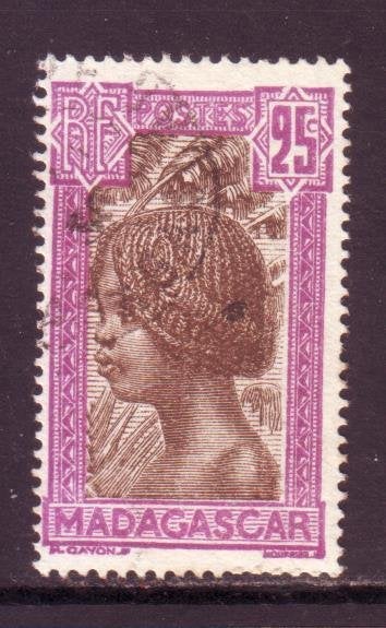 Postzegels Frankrijk : Franse kolonie Madagascar, Timbres & Monnaies, Timbres | Afrique, Enlèvement ou Envoi, Autres pays, Affranchi
