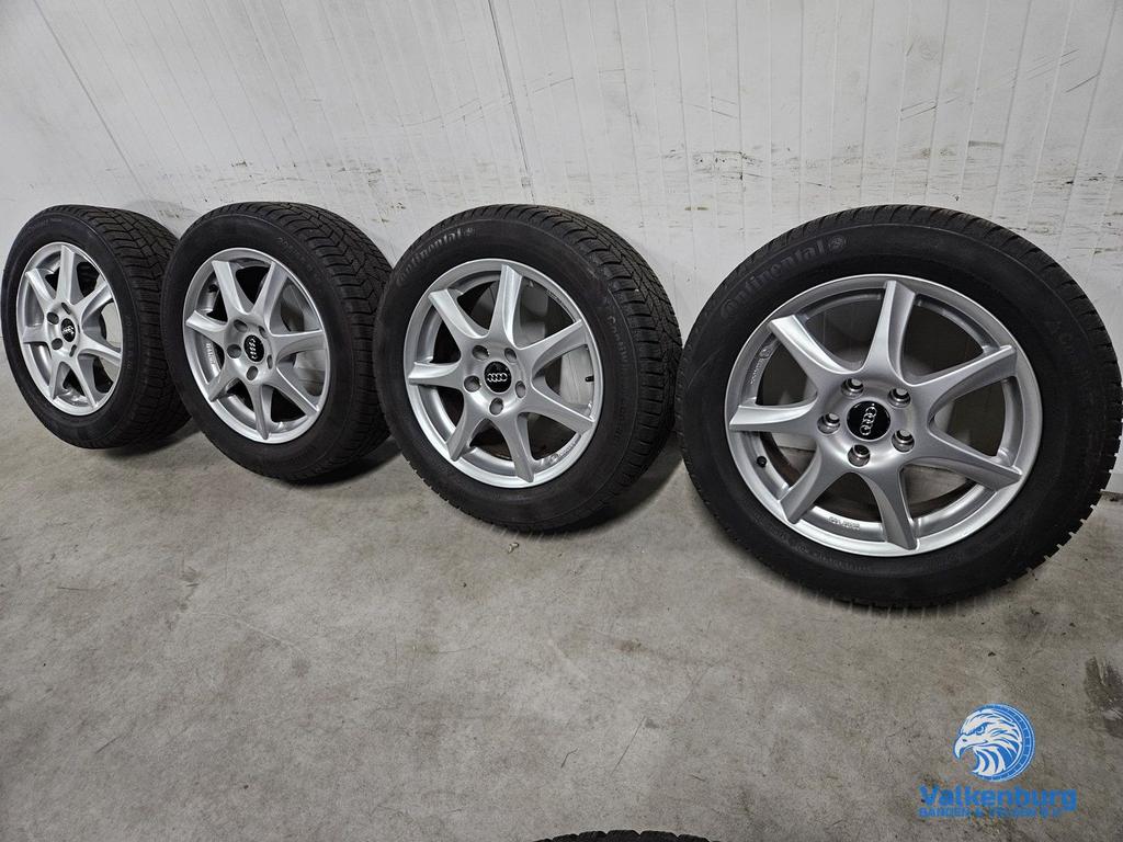 7-8mm! VAG VW Golf Caddy Audi A3 Leon 16 inch velgen 5x112 w, Auto-onderdelen, Gebruikt, -, Banden en Velgen, -