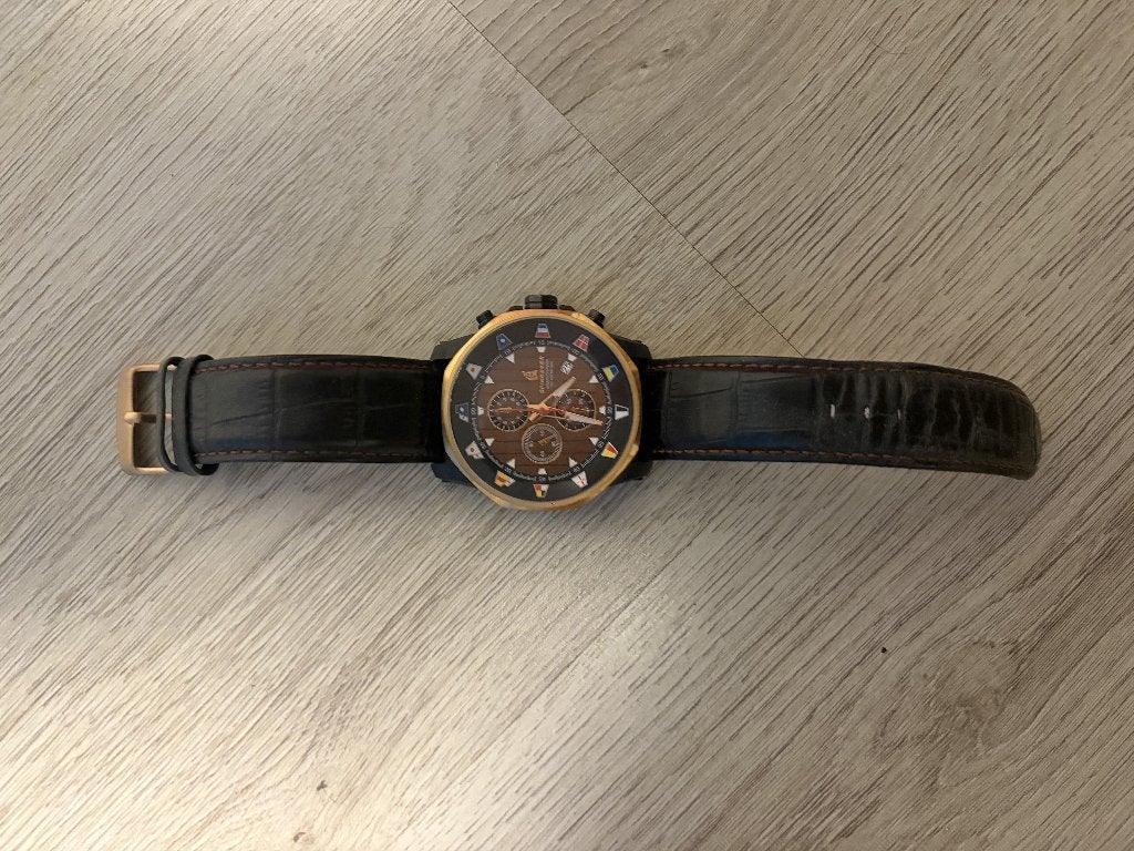 Montre Spinnaker Chronograph pour homme, Montre-bracelet, Autres marques, Cuir, Comme neuf