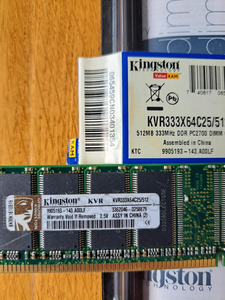 Mémoire Ram, Informatique & Logiciels, Mémoire RAM, Enlèvement ou Envoi
