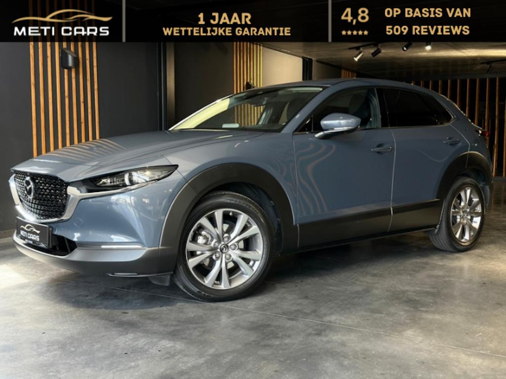 Mazda CX-30 2.0i E-SKYACTIV X | 360 | Sensor | Head-up | .., Auto's, 1998 cc, Stof, 4 cilinders, Blauw